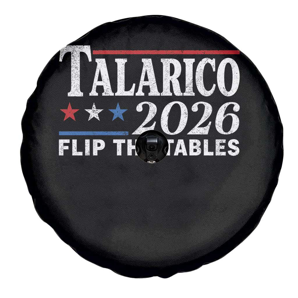 James Talarico 2026 Flip The Tables Spare Tire Cover Texas Senate