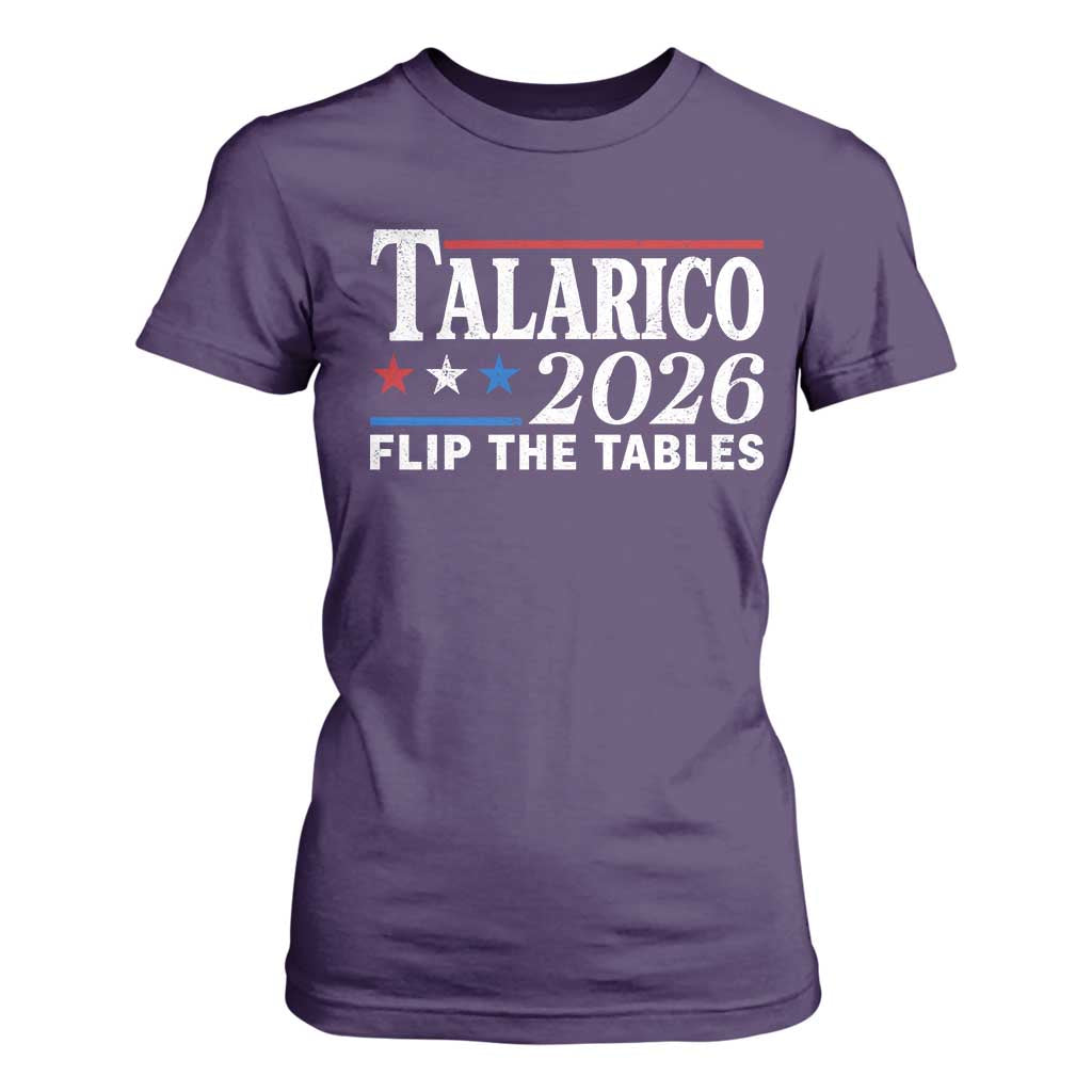 James Talarico 2026 Flip The Tables T Shirt For Women Texas Senate