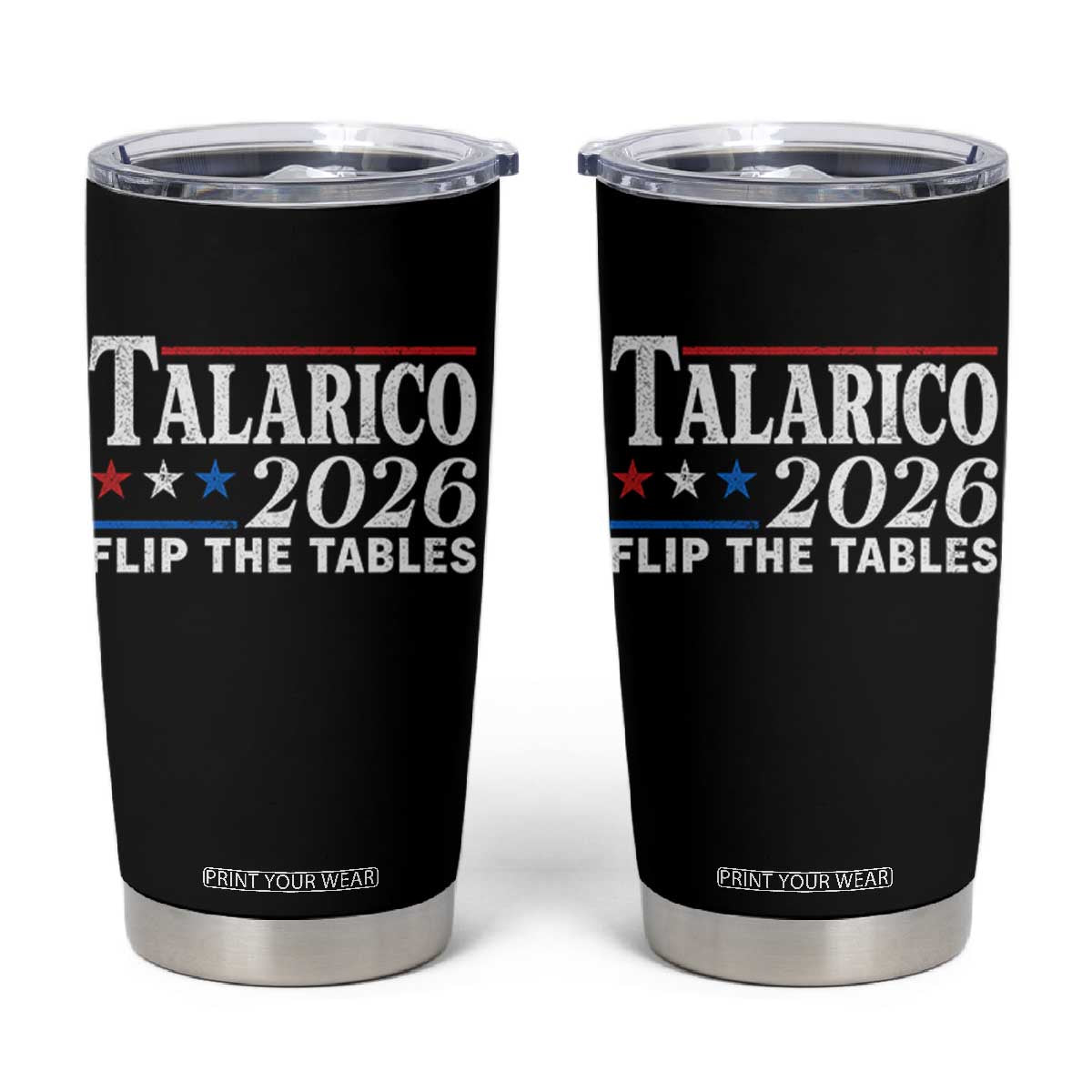 James Talarico 2026 Flip The Tables Tumbler Cup Texas Senate