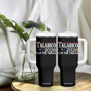 James Talarico 2026 Flip The Tables Tumbler With Handle Texas Senate