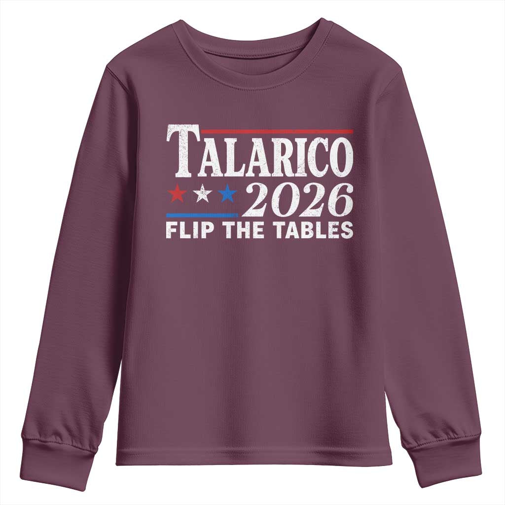 James Talarico 2026 Flip The Tables Youth Sweatshirt Texas Senate