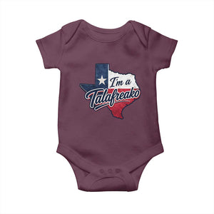 I Am A Talafreako James Talarico Baby Onesie US Senate Vintage Texas Map
