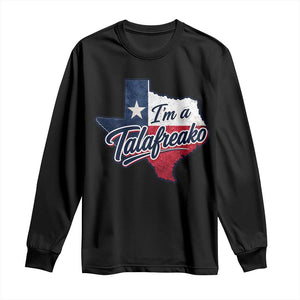 I Am A Talafreako James Talarico Long Sleeve Shirt US Senate Vintage Texas Map