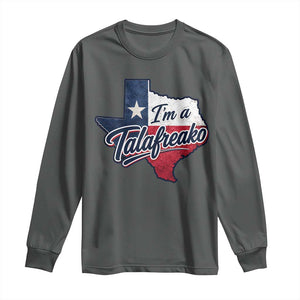I Am A Talafreako James Talarico Long Sleeve Shirt US Senate Vintage Texas Map