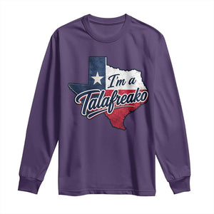 I Am A Talafreako James Talarico Long Sleeve Shirt US Senate Vintage Texas Map