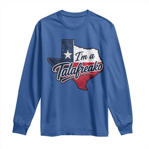 I Am A Talafreako James Talarico Long Sleeve Shirt US Senate Vintage Texas Map