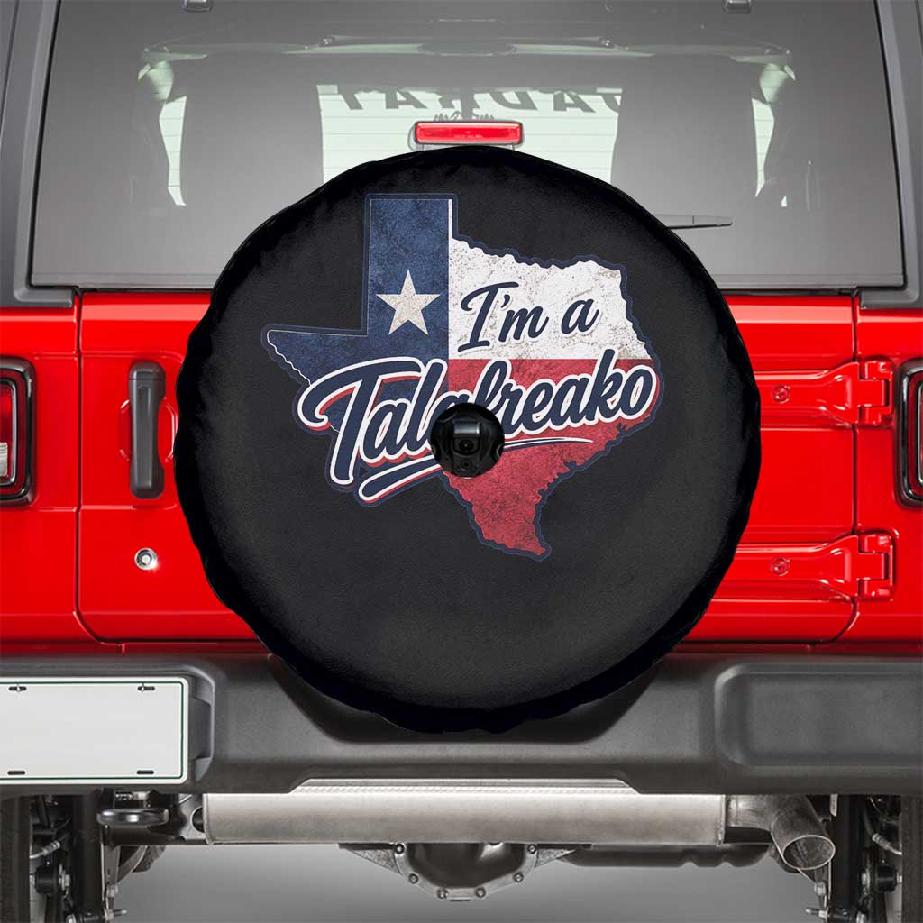 I Am A Talafreako James Talarico Spare Tire Cover US Senate Vintage Texas Map