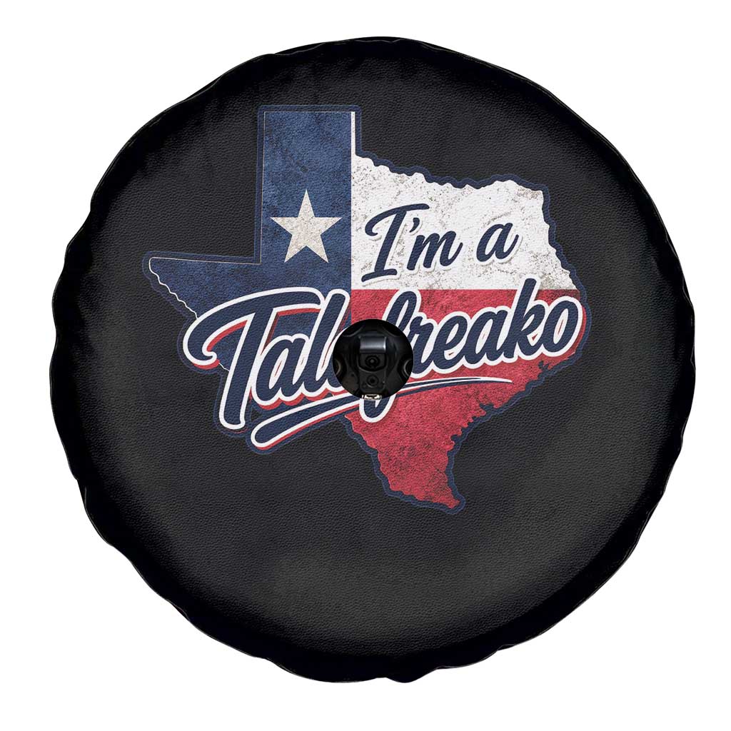 I Am A Talafreako James Talarico Spare Tire Cover US Senate Vintage Texas Map