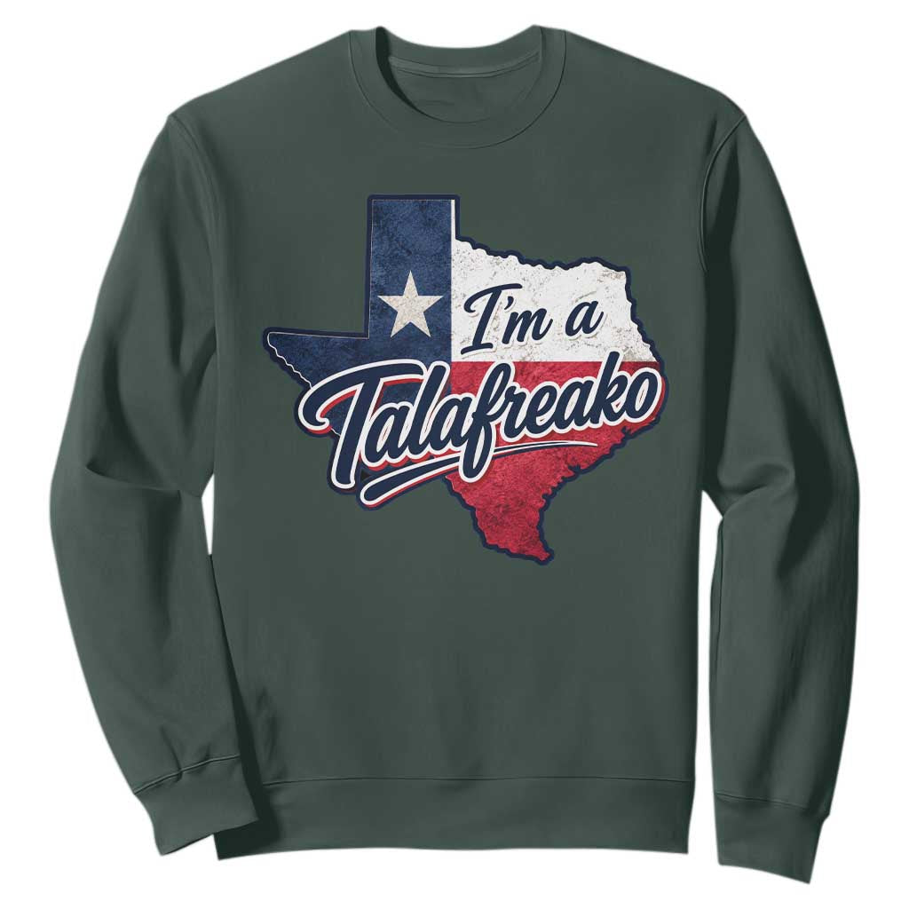 I Am A Talafreako James Talarico Sweatshirt US Senate Vintage Texas Map