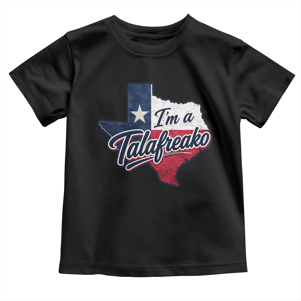 I Am A Talafreako James Talarico Toddler T Shirt US Senate Vintage Texas Map