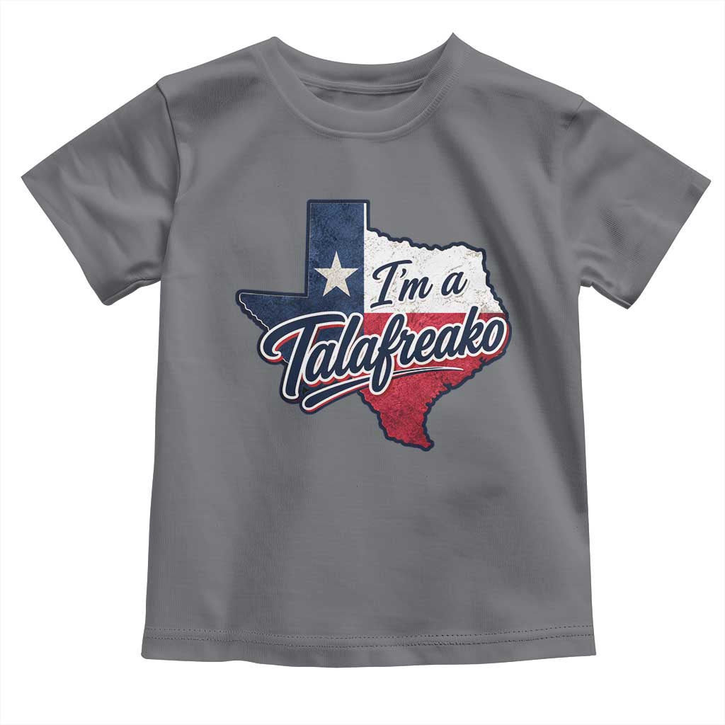 I Am A Talafreako James Talarico Toddler T Shirt US Senate Vintage Texas Map