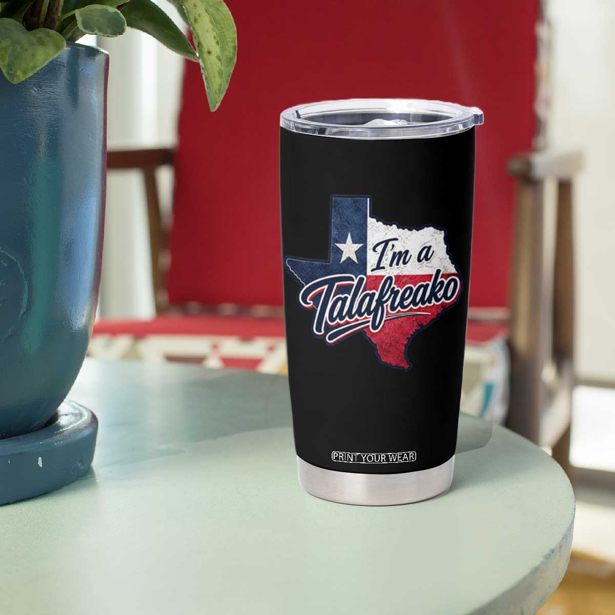 I Am A Talafreako James Talarico Tumbler Cup US Senate Vintage Texas Map