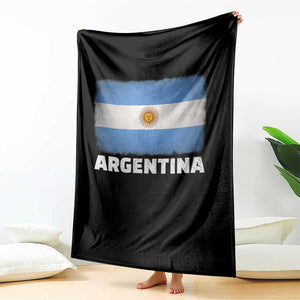 Vintage Argentina Flag Sun of May Argentinian Souvenir Throw Blanket