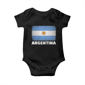 Vintage Argentina Flag Sun of May Argentinian Souvenir Baby Onesie