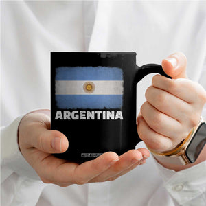 Vintage Argentina Flag Sun of May Argentinian Souvenir Coffee Mug