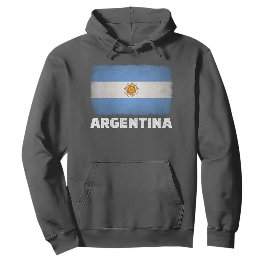Vintage Argentina Flag Sun of May Argentinian Souvenir Hoodie