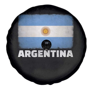 Vintage Argentina Flag Sun of May Argentinian Souvenir Spare Tire Cover