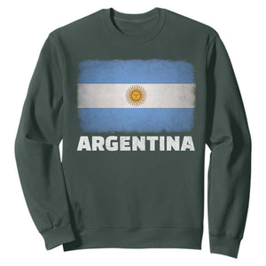 Vintage Argentina Flag Sun of May Argentinian Souvenir Sweatshirt