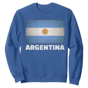 Vintage Argentina Flag Sun of May Argentinian Souvenir Sweatshirt