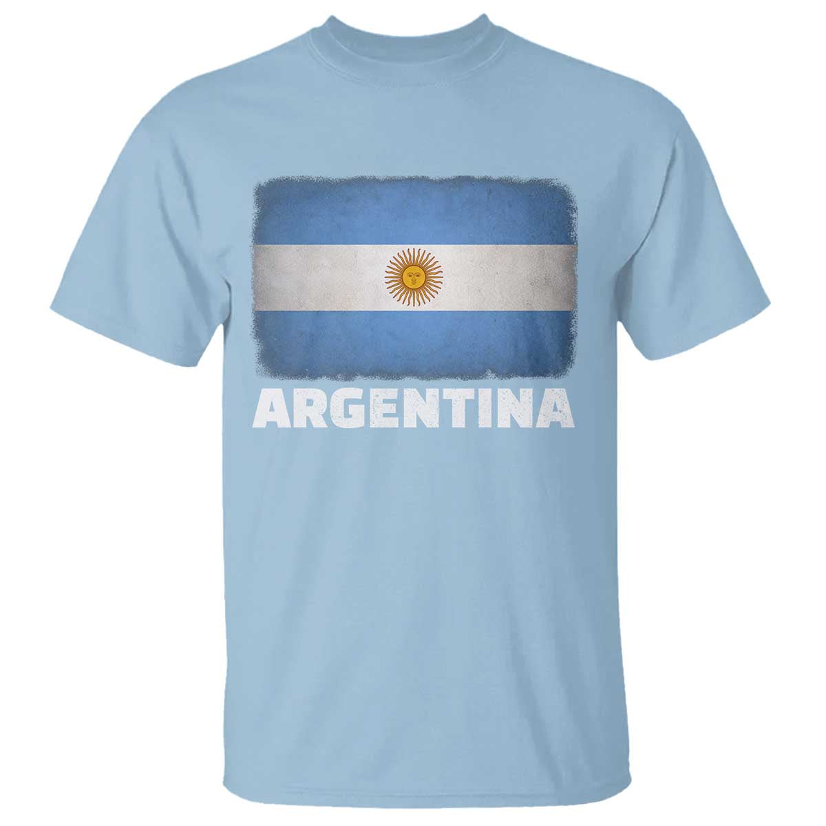 Vintage Argentina Flag Sun of May Argentinian Souvenir T Shirt