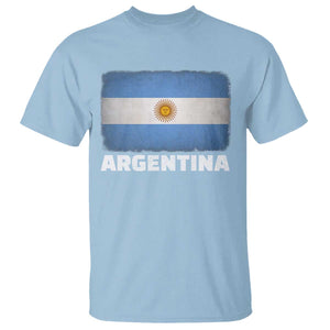 Vintage Argentina Flag Sun of May Argentinian Souvenir T Shirt