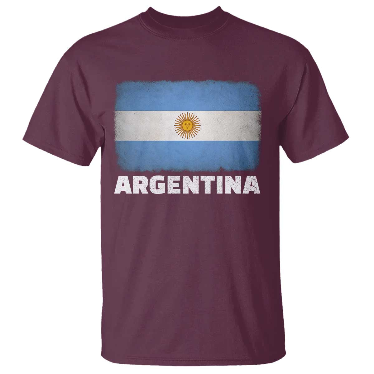 Vintage Argentina Flag Sun of May Argentinian Souvenir T Shirt