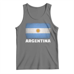 Vintage Argentina Flag Sun of May Argentinian Souvenir Tank Top