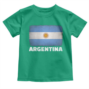 Vintage Argentina Flag Sun of May Argentinian Souvenir Toddler T Shirt