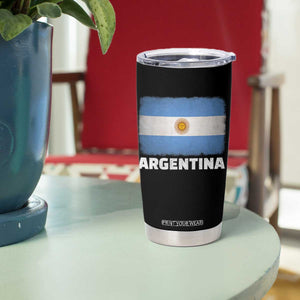 Vintage Argentina Flag Sun of May Argentinian Souvenir Tumbler Cup
