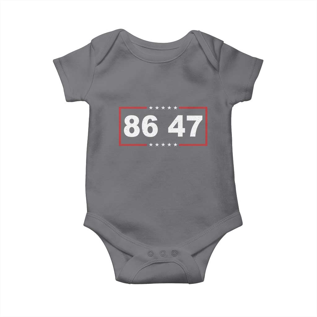 Vintage 8647 Baby Onesie US Political FDT Stars And Stripes