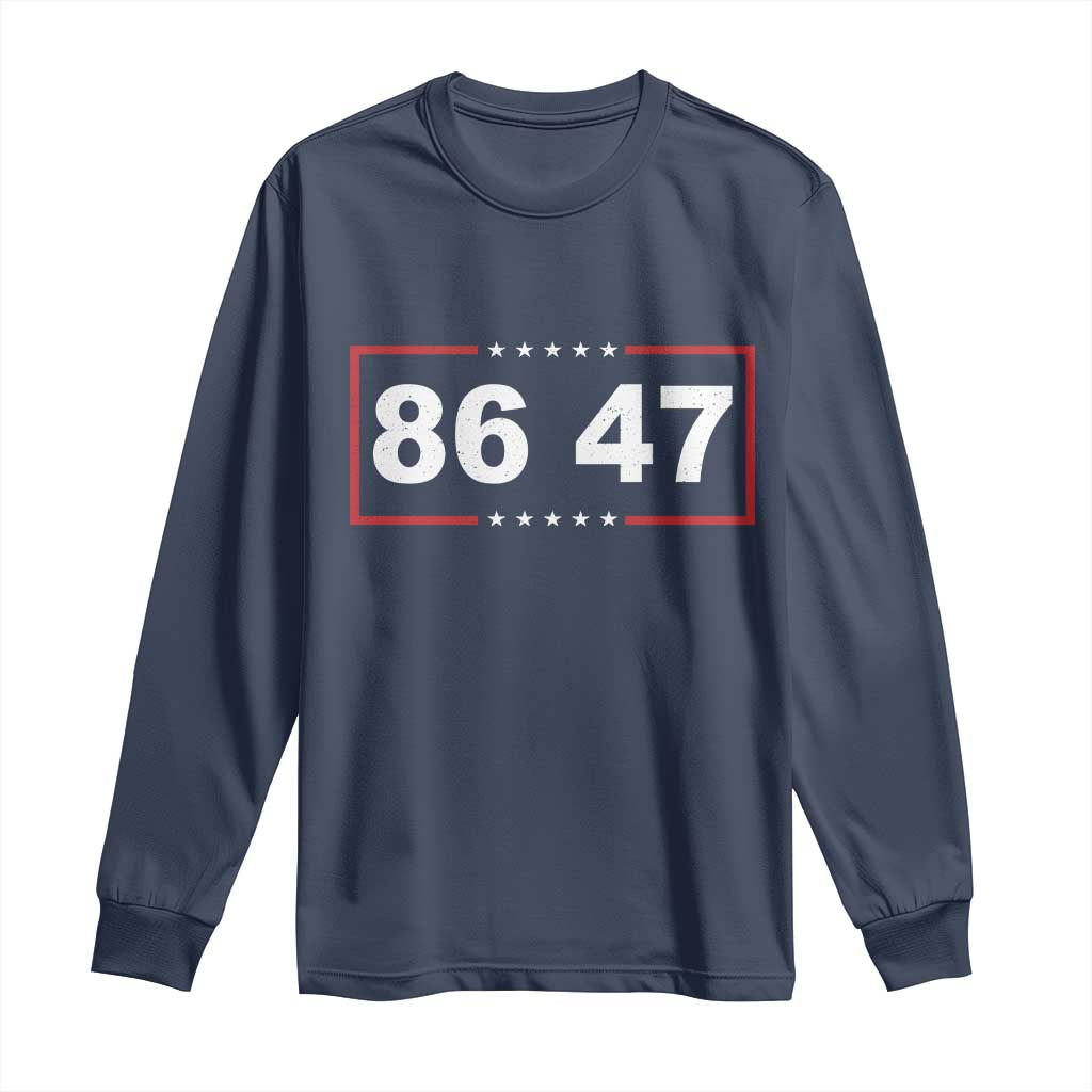 Vintage 8647 Long Sleeve Shirt US Political FDT Stars And Stripes