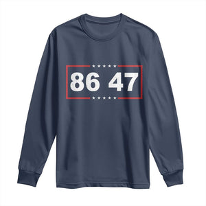 Vintage 8647 Long Sleeve Shirt US Political FDT Stars And Stripes