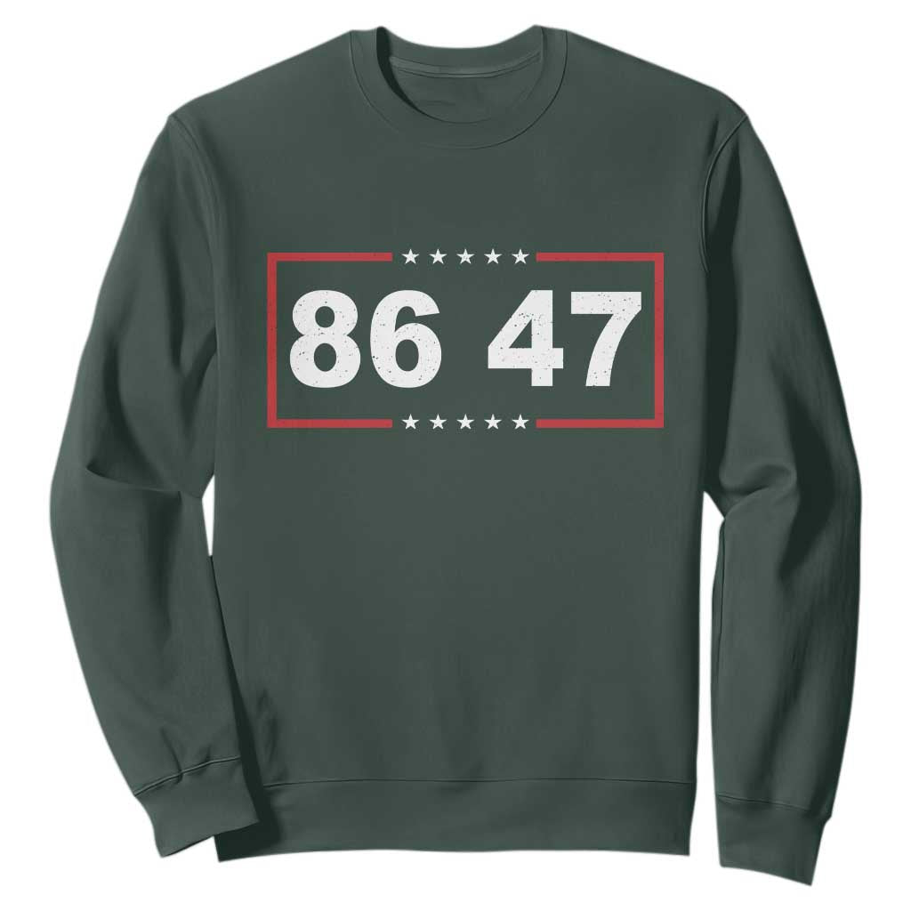 Vintage 8647 Sweatshirt US Political FDT Stars And Stripes