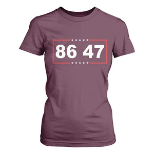 Vintage 8647 T Shirt For Women US Political FDT Stars And Stripes
