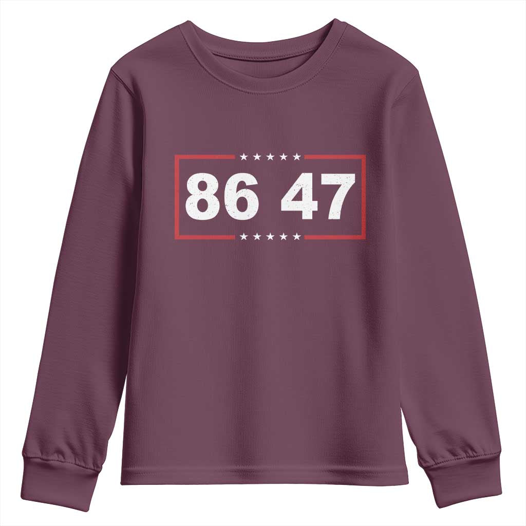 Vintage 8647 Youth Sweatshirt US Political FDT Stars And Stripes