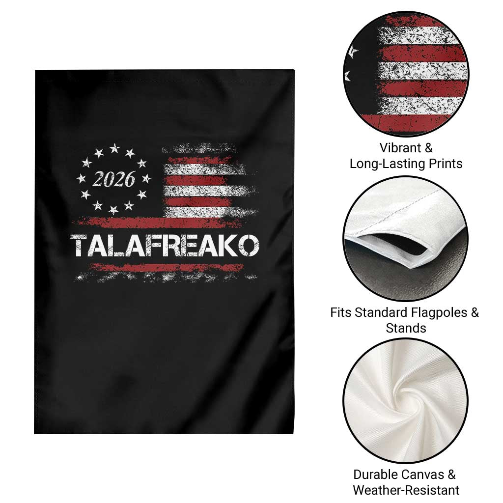 Talafreako James Talarico 2026 Garden Flag US Senate Texas Vintage American Flag