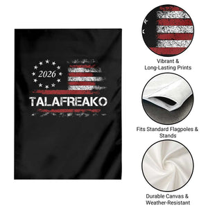 Talafreako James Talarico 2026 Garden Flag US Senate Texas Vintage American Flag