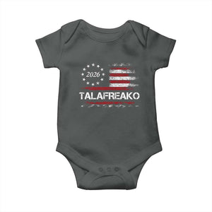 Talafreako James Talarico 2026 Baby Onesie US Senate Texas Vintage American Flag