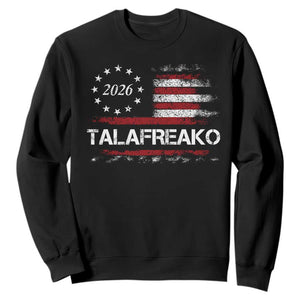 Talafreako James Talarico 2026 Sweatshirt US Senate Texas Vintage American Flag