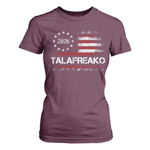 Talafreako James Talarico 2026 T Shirt For Women US Senate Texas Vintage American Flag