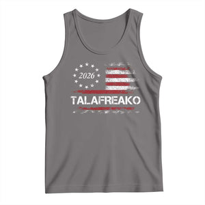 Talafreako James Talarico 2026 Tank Top US Senate Texas Vintage American Flag