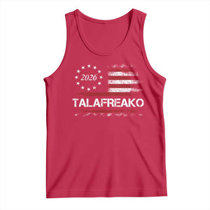 Talafreako James Talarico 2026 Tank Top US Senate Texas Vintage American Flag