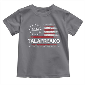 Talafreako James Talarico 2026 Toddler T Shirt US Senate Texas Vintage American Flag