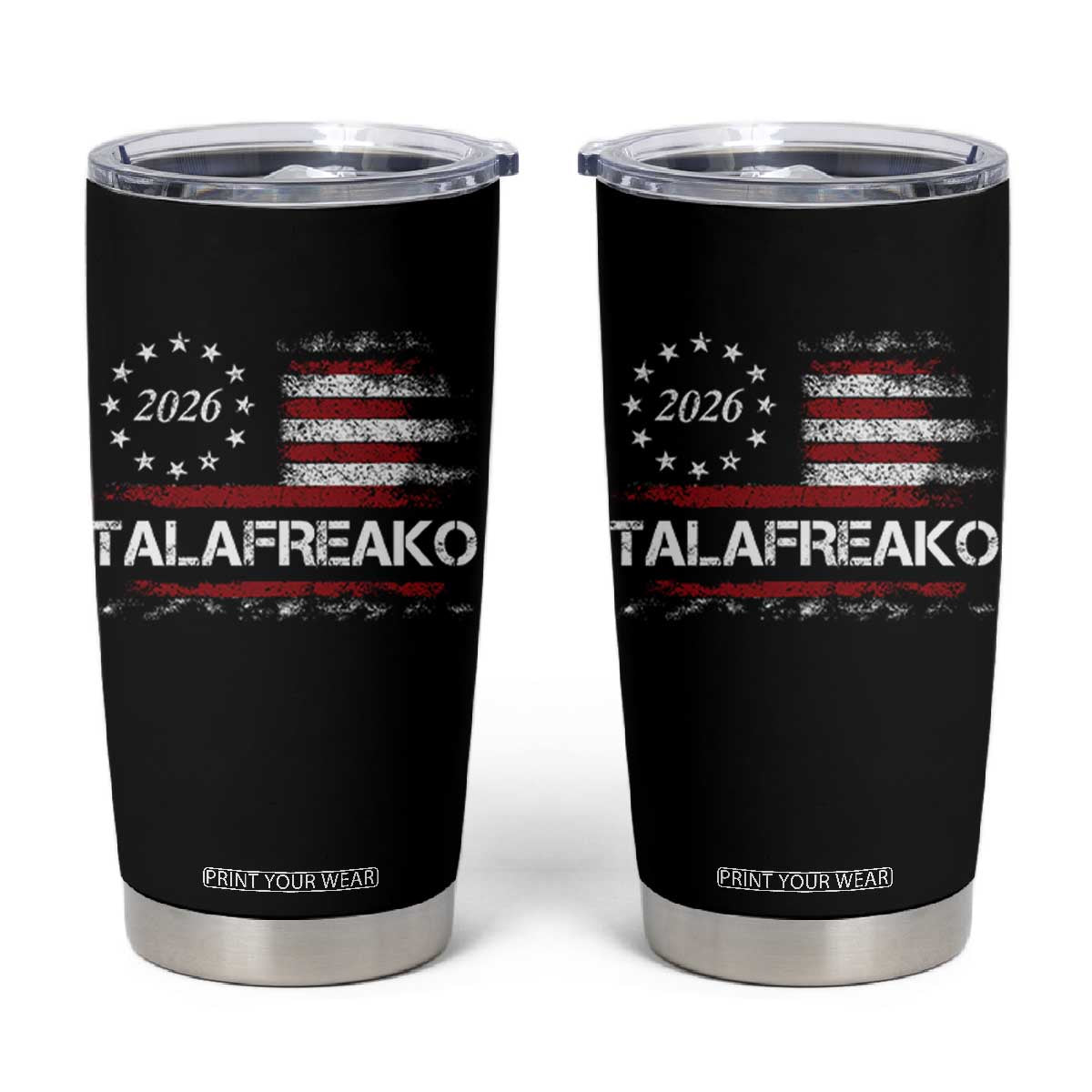 Talafreako James Talarico 2026 Tumbler Cup US Senate Texas Vintage American Flag