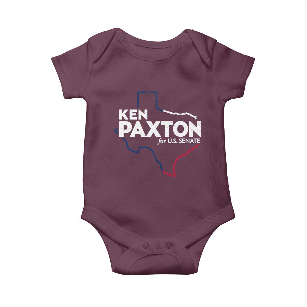 Ken Paxton for US Senate Baby Onesie Texas Senate Race 2026