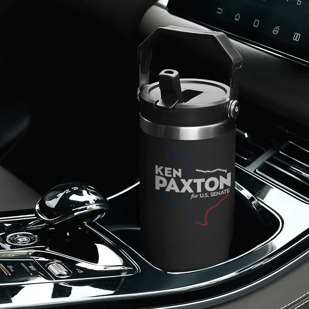Ken Paxton for US Senate Flip Straw Tumbler Texas Senate Race 2026