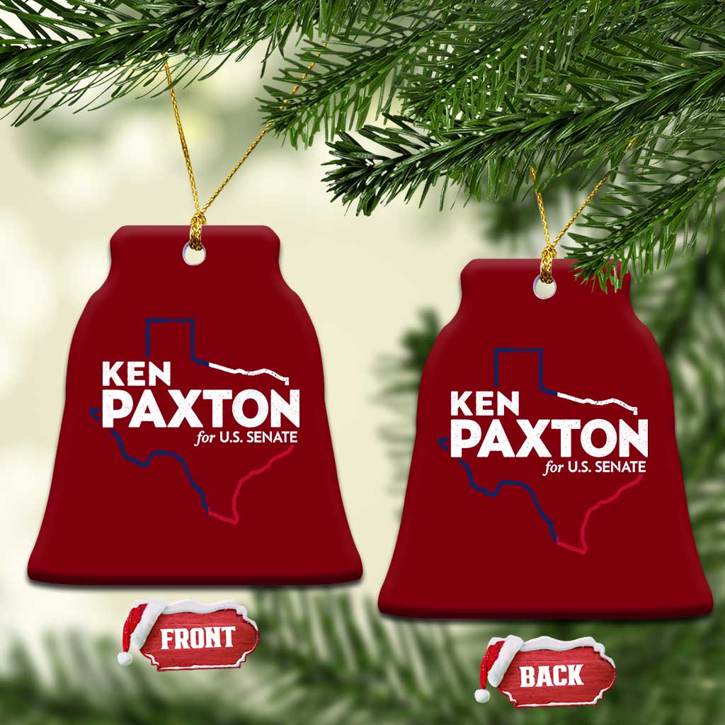 Ken Paxton for US Senate Ceramic Ornament Texas Senate Race 2026