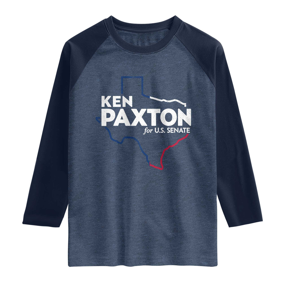 Ken Paxton for US Senate Raglan Shirt Texas Senate Race 2026