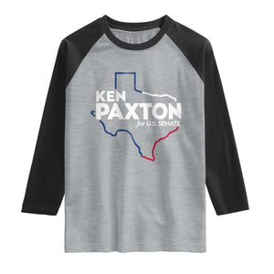Ken Paxton for US Senate Raglan Shirt Texas Senate Race 2026