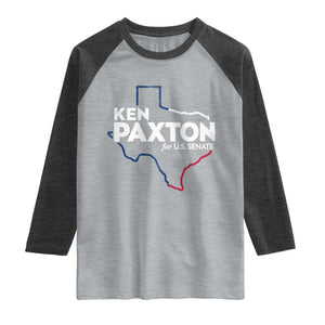 Ken Paxton for US Senate Raglan Shirt Texas Senate Race 2026